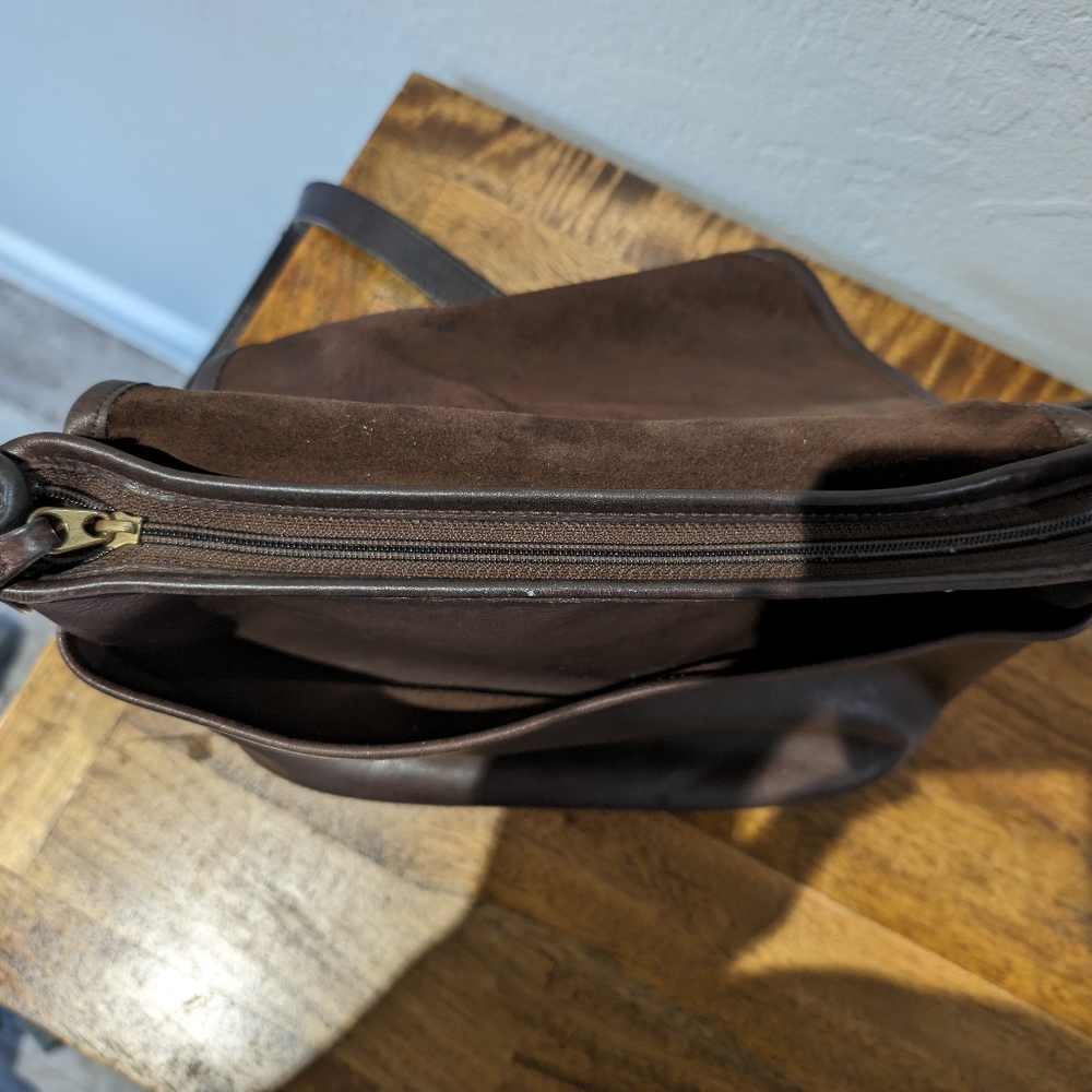 Vintage COACH 1450 Soho Fletcher‎ Saddle Shoulder Bag brown - Picture 8 of 12